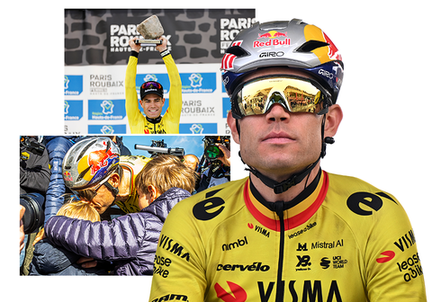 Dit is Wout van Aert: eeuwige rivaal van Mathieu van der Poel ziet droom uitkomen in Parijs-Roubaix