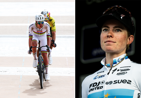 Ontbrekende Demi Vollering geniet van spektakel in Parijs-Roubaix: 'Kippenvel'