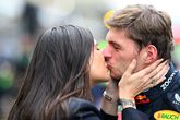 Kelly Piquet en Max Verstappen. Getty Images