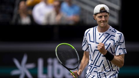 'Dit had ik nodig na het afgelopen half jaar': Gijs Brouwer stunt met kwartfinale in Rosmalen