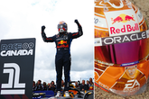 Max Verstappen haakt in op EK-gekte met oranje helm: 'Zelfs fans verwerkt in de helm'