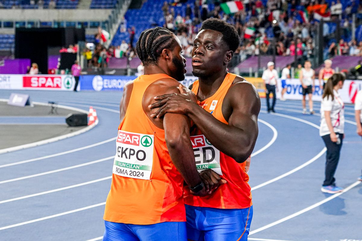 Zilveren Nederlandse atleten spreken van smetje op finale: 'Dat is natuurlijk wel wat we wilden'