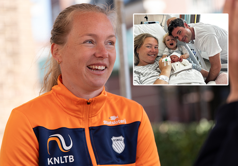 Nederlandse oud-toptennisster Kiki Bertens (33) open over zware zwangerschappen: 'Ik moest er niet aan denken'