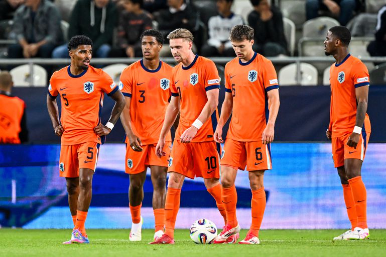 Extreem late goal Jong Oranje voorkomt blamage op EK onder 21: bondscoach Michael Reiziger kan opgelucht ademhalen