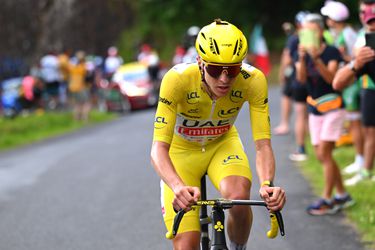 Glurende fans stuiten op komisch tafereel in Tour de France: verbaasde blikken door actie Tadej Pogacar