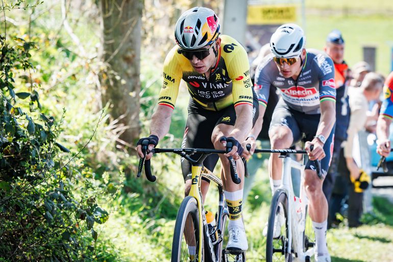 Mathieu van der Poel en Wout van Aert opvallend eensgezind over etappe in Tour de France: 'Dat is geen doel'