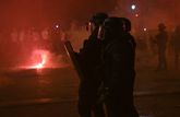 De politie in Parijs na de Champions League finale. © Getty Images.