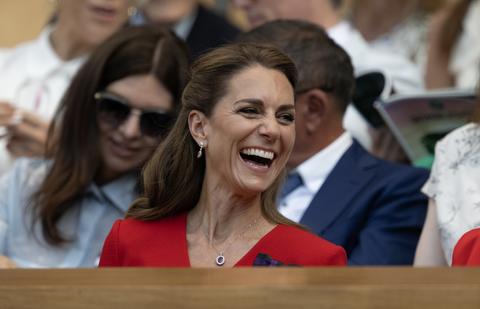 Britse prinses Kate Middleton schittert opnieuw met fraaie foto's op Wimbledon