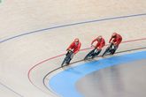Chinese baanwielrenners. Getty Images