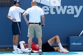 De wedstrijd tussen Arthur Rinderknech en Felix Auger-Aliassime werd opgeschrikt door een heftig incident © Getty Images