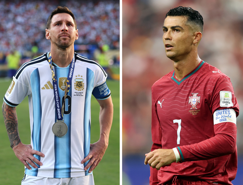 Voetbalicoon Cristiano Ronaldo steekt Lionel Messi hart onder de riem na verdrietig bericht: 'Een knuffel voor jou'