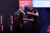 Michael van Gerwen en Wessel Nijman. © PDC Darts