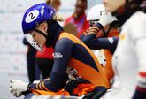 Xandra Velzeboer is letterlijk goud en zilver waard voor de Nederlandse shorttrackers. ©Getty Images