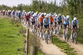 Het WK gravel in Limburg, met Frits Biesterbos als verrassende nummer twee. ©ANP
