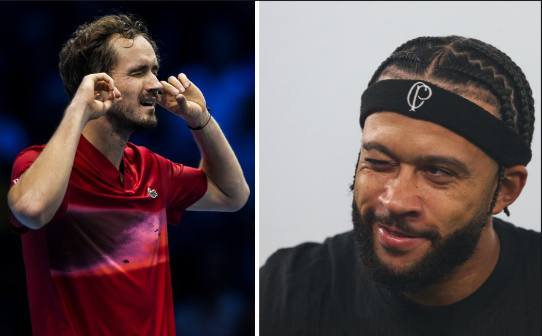 Veelbesproken toptennisser baart opzien met imitatie van Memphis Depay: 'Hij deed het als eerst'