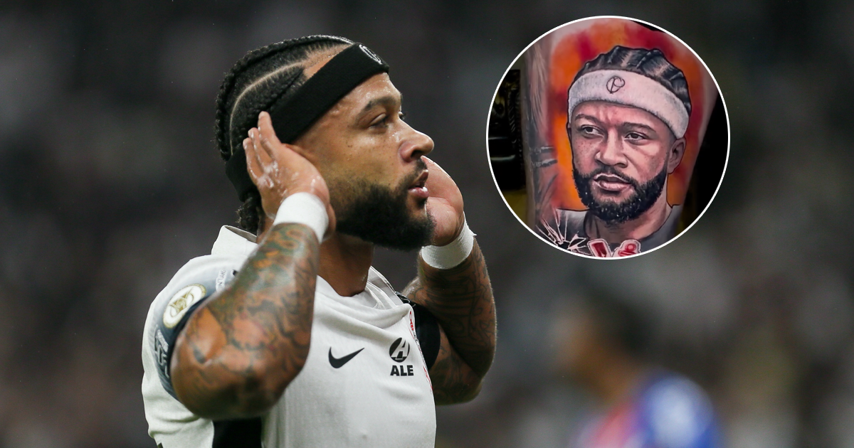 Memphis Depay onder de indruk van bizarre actie fan Corinthians: 'De gekste die ik óóit heb gezien'