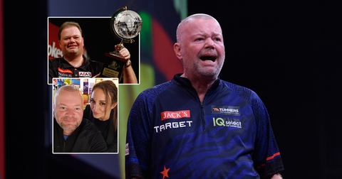 Dit is Raymond van Barneveld: 'gevallen' topdarter schudt ondanks huwelijk met veel jongere Julia steeds vaker 'nee'