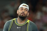 Nick Kyrgios ligt er al snel uit in Australië. © Getty Images