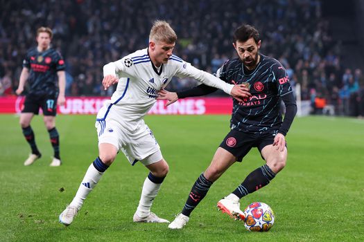 Manchester City wint op bezoek bij FC Kopenhagen, waar Magnus Mattsson debuteerde met een doelpunt