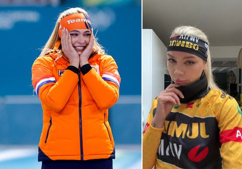 Deze Jutta Leerdam lookalike was enorme hit tijdens carnaval, topschaatsster reageerde gevat