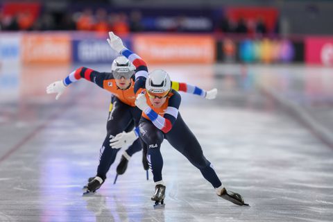 Nederlandse mannen beleven onder leiding van Jenning de Boo déjà vu op WK afstanden