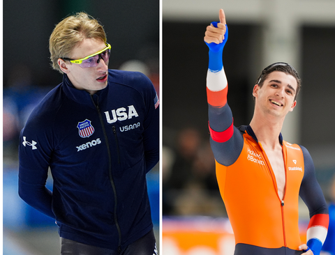 Concurrent van Jenning de Boo en Jordan Stolz doet opmerkelijke uitspraak: 'Nu al de beste schaatser ooit'