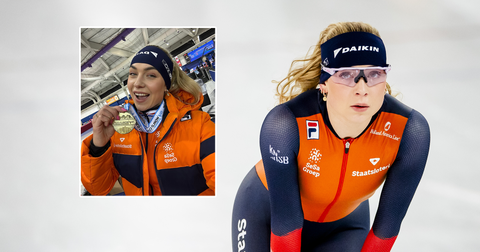 Topschaatsster Joy Beune stelt na lang twijfelen speciaal moment uit: 'Ik vond het toch een beetje aso'
