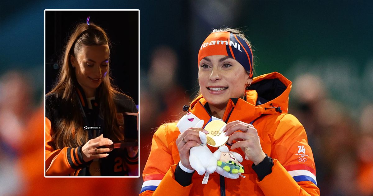 Schaatsheldin Femke Kok (25) op bijzondere wijze in het zonnetje gezet in geboortedorp: 'Dit weet ze