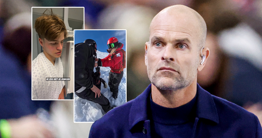 Zoon schaatslegende Erben Wennemars (20) deelt beelden van ski-ongeluk: 'Je moet met de helikopter mee'