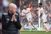 Erik ten Hag kwam goed weg met 2-2 tegen Bournemouth. © Getty Images