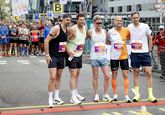 Ex-topschaatsers maken indruk bij marathon Rotterdam; Erben Wennemars houdt record in handen