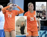 Cultuur snuiven in Frankrijk: tophandbalster Estavana Polman geniet met vriendin Angela Malestein van vrije dag