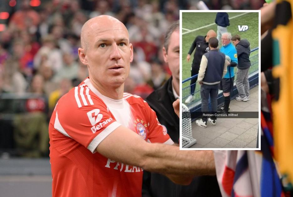 Scheidsrechter maakt ruzie tussen Wilfred Genee en Arjen Robben van ...