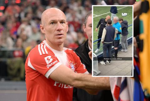 Scheidsrechter maakt ruzie tussen Wilfred Genee en Arjen Robben van dichtbij mee: 'Dacht dat ik goed zat'