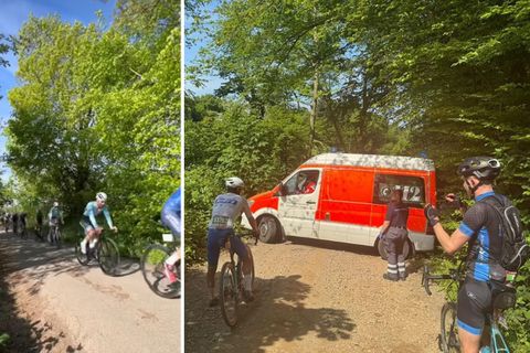 'Ambulances reden af en aan': Thijs Zonneveld stapt razendsnel uit koers en hekelt organisatie