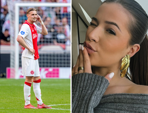 Vriendin Ajax-speler Kenneth Taylor openhartig over liefdesleven: 'Vraag me niet hoe het moet'