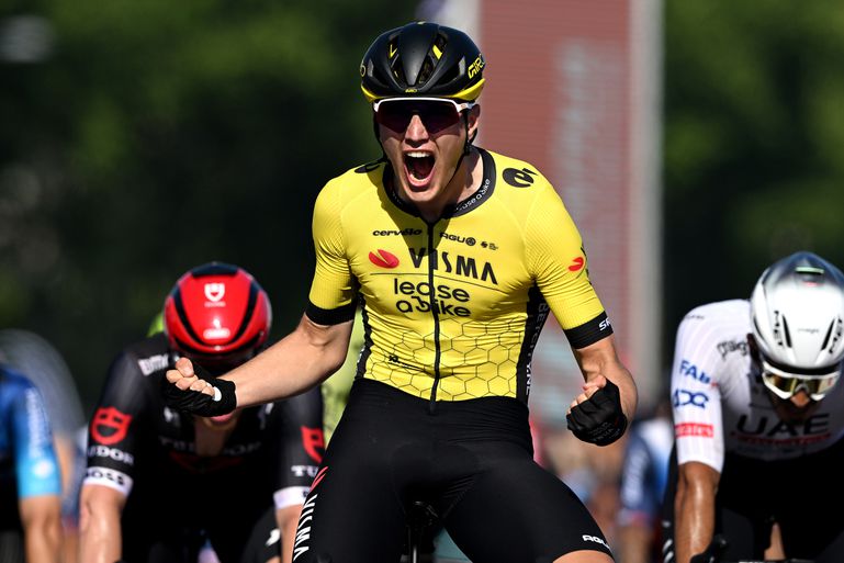 Topsprinter Olav Kooij blonk bijna uit in andere sport: 'Ik maakte de keuze voor de fiets'