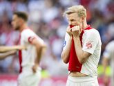 Ajax-speler Davy Klaassen verbijt zich na Ajax - NEC (0-3). ©ANP