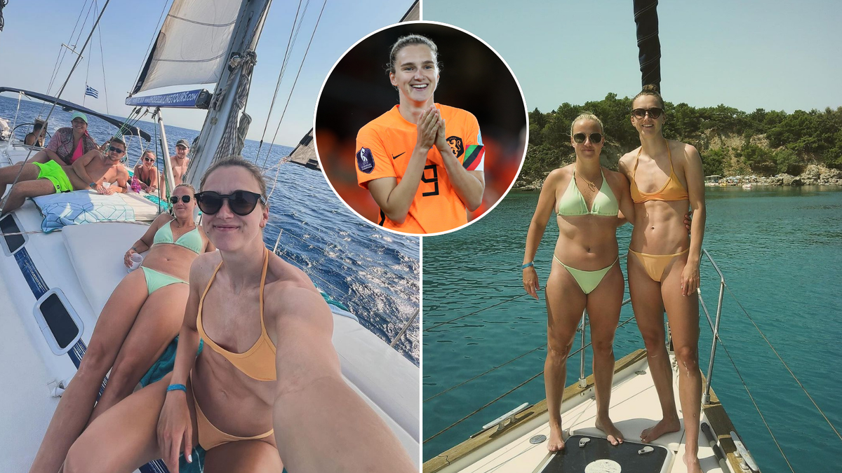 'Kreeftjes' Vivianne Miedema en vriendin kleuren rood op vakantie aan de kust: 'Herstellen met mijn fav's'