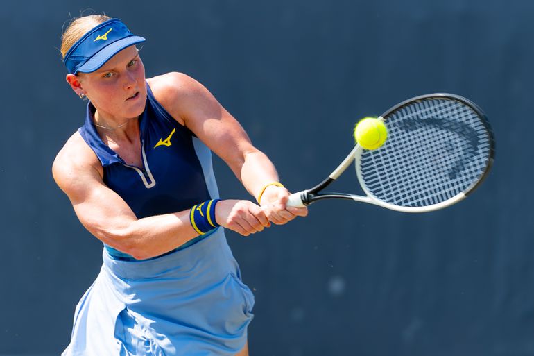 Beste Nederlandse tennisster strandt in Rosmalen, maar levert wel beste prestatie ooit