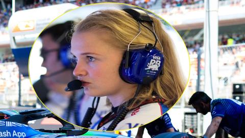 Nederlandse ex-schaatsster (27) werkt tot haar verbazing in de Formule 1: 'Die stomme auto’s'