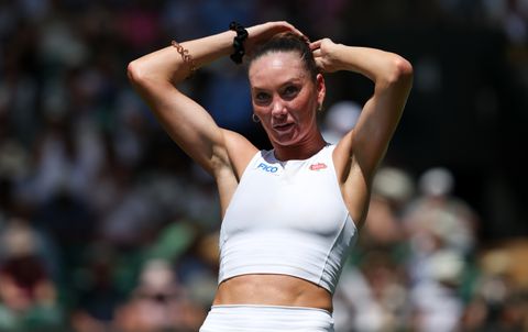 Beeldschone tennisster (24) op Wimbledon deelt bijzonder verhaal: 'Dat was ons gesprekje'