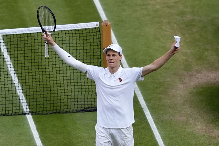Oppermachtige Jannik Sinner grijpt titanenfinale Wimbledon aan voor perfecte revanche op Carlos Alcaraz