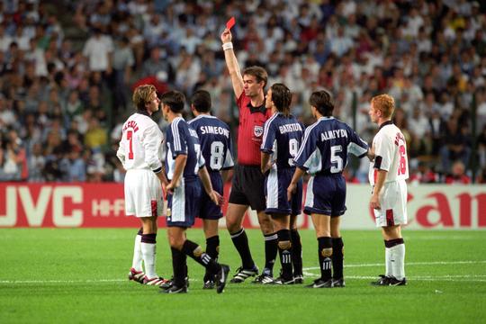 Hoe Sir David Beckham heel Engeland over zich heen kreeg in beladen duel met Argentinië