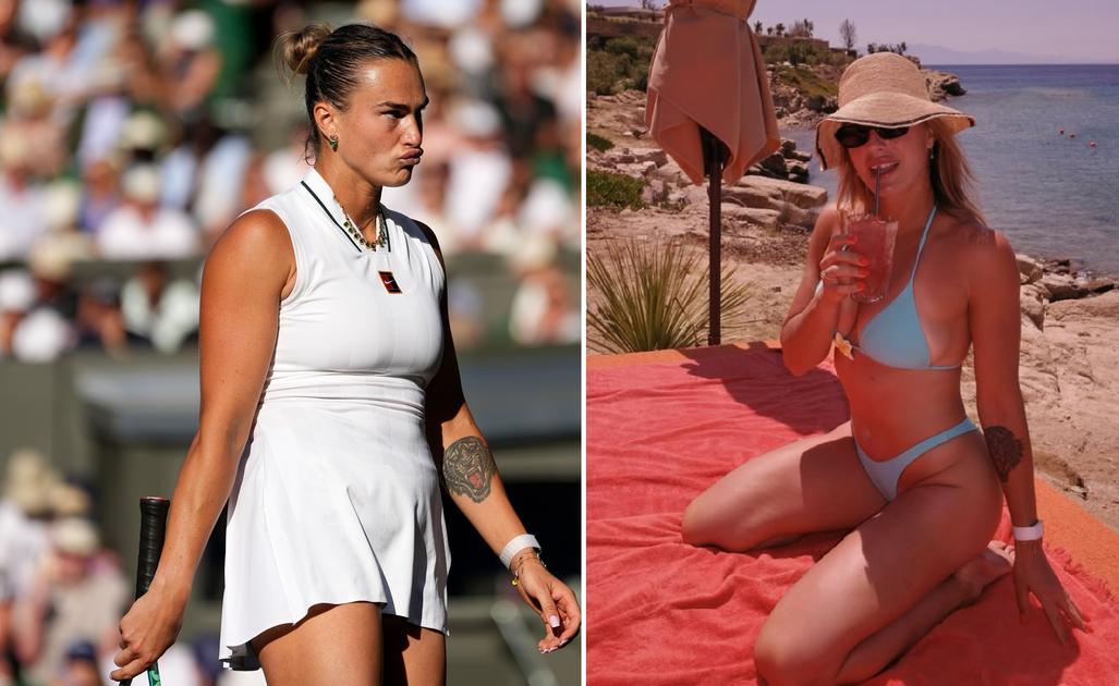 Toptennisster Aryna Sabalenka (28) schittert tijdens zonnige vakantie na Wimbledon-drama