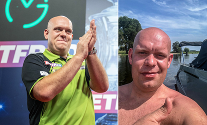 Michael van Gerwen laat op het water eindelijk van zich horen na kaakoperatie