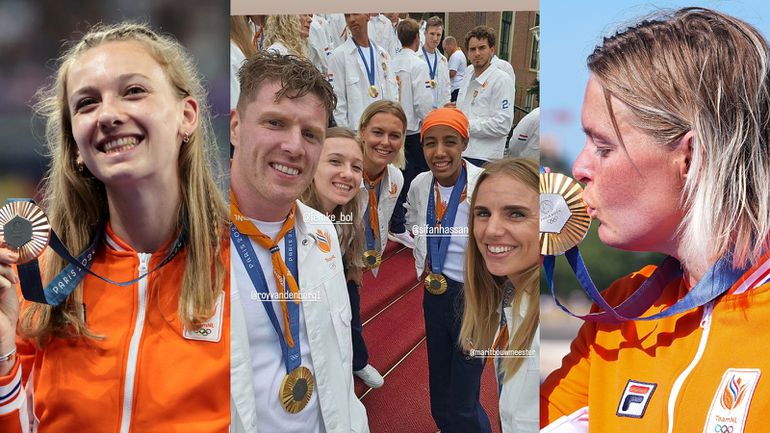 Van atletiek tot zwemmen: vijf Nederlandse olympiërs schitteren op gouden selfie