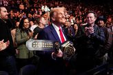 Donald Trump is een graag geziene gast bij UFC. ©Getty Images
