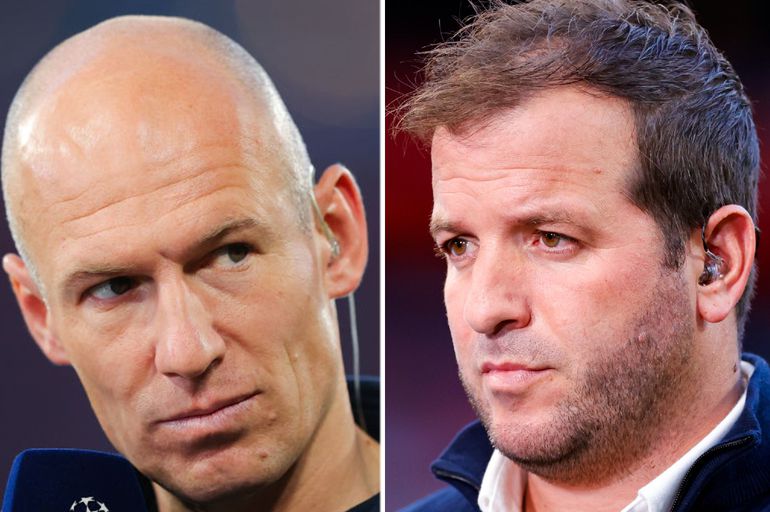 Arjen Robben lacht om Premier Padel-tegenstander Rafael van der Vaart: 'Hij is topfit'