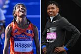 Sifan Hassan (l) en Ruth Chepngetich © Getty Images